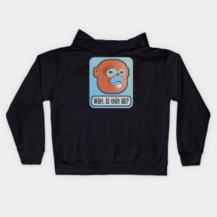 Golden snub-nosed monkey Kids Hoodie